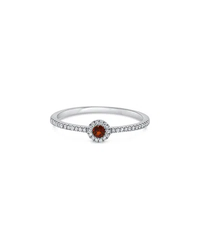 SABRINA DESIGNS SABRINA DESIGNS 14K 0.13 CT. TW. DIAMOND & GARNET RING