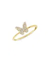 Sabrina Designs 14k 0.13 Ct. Tw. Diamond Butterfly Ring