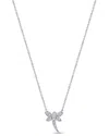 Sabrina Designs 14k 0.13 Ct. Tw. Diamond Dragonfly Necklace