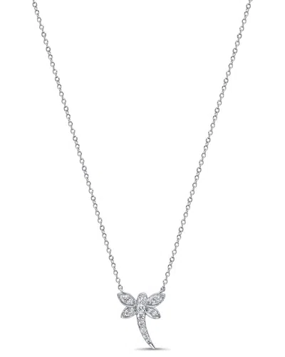 SABRINA DESIGNS SABRINA DESIGNS 14K 0.13 CT. TW. DIAMOND DRAGONFLY NECKLACE