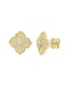Sabrina Designs 14k 0.13 Ct. Tw. Diamond Flower Swirl Earrings