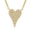 Sabrina Designs 14k 0.13 Ct. Tw. Diamond Heart Pendant Necklace
