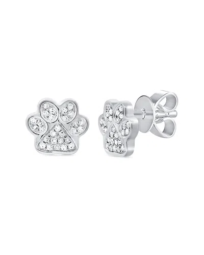 Sabrina Designs 14k 0.13 Ct. Tw. Diamond Paw Earrings