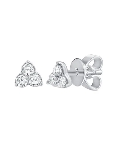 Sabrina Designs 14k 0.13 Ct. Tw. Diamond Studs In Metallic