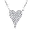 Sabrina Designs 14k 0.14 Ct. Tw. Diamond Heart Necklace