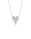 Sabrina Designs 14k 0.54 Ct. Tw. Diamond Heart Necklace