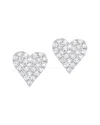 Sabrina Designs 14k 0.14 Ct. Tw. Heart Earrings