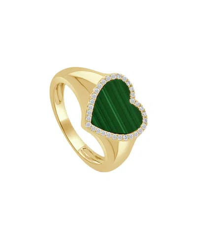 Sabrina Designs 14k 0.15 Ct. Tw. Diamond Heart Ring In Gold
