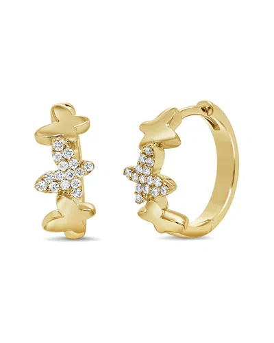 Sabrina Designs 14k 0.15 Ct. Tw. Diamond Hoop Earrings In Gold