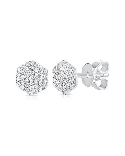 Sabrina Designs 14k 0.15 Ct. Tw. Diamond Stud Earrings In Metallic