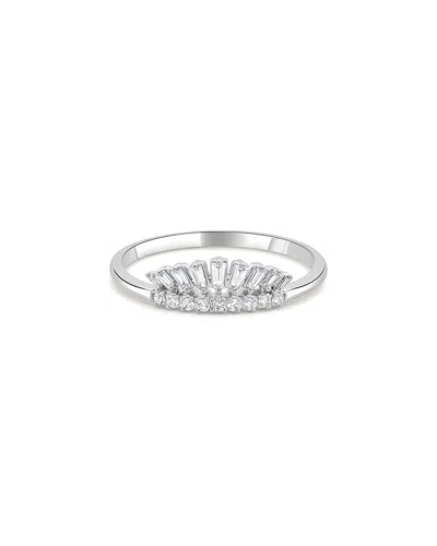 Sabrina Designs 14k 0.16 Ct. Tw. Diamond Ring In Metallic