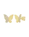 Sabrina Designs 14k 0.17 Ct. Tw. Diamond Butterfly Studs