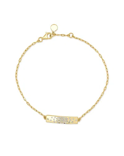 Sabrina Designs 14k 0.17 Ct. Tw. Diamond Chain Bar Bracelet In Gold