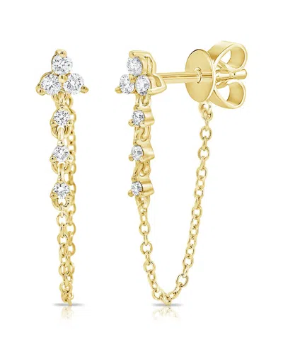 Sabrina Designs 14k 0.17 Ct. Tw. Diamond Dangle Earrings In Gold