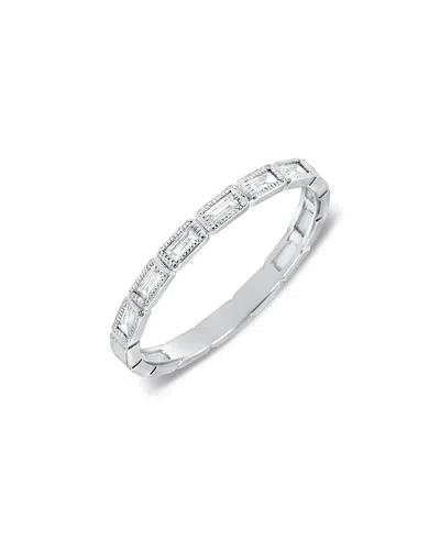 Sabrina Designs 14k 0.17 Ct. Tw. Diamond Ring In Silver