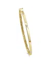 Sabrina Designs 14k 0.18 Ct. Tw. Diamond Bangle Bracelet