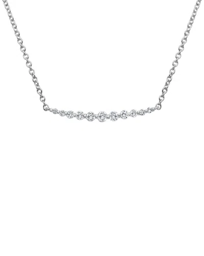 Sabrina Designs 14k 0.18 Ct. Tw. Diamond Bar Necklace