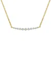 Sabrina Designs 14k 0.18 Ct. Tw. Diamond Bar Necklace