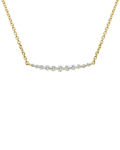 Sabrina Designs 14k 0.18 Ct. Tw. Diamond Bar Necklace