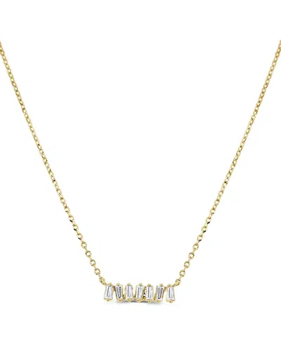 Sabrina Designs 14k 0.18 Ct. Tw. Diamond Bar Necklace In Gold