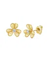 Sabrina Designs 14k 0.18 Ct. Tw. Diamond Flower Stud Earrings In Gold