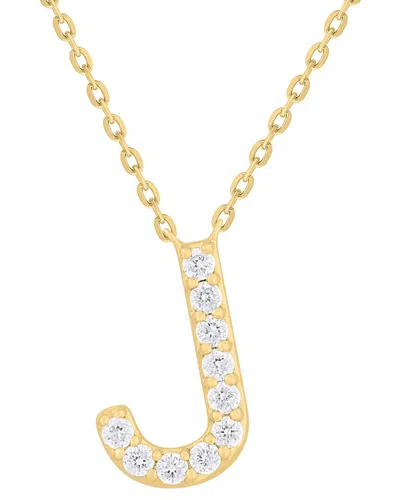 SABRINA DESIGNS SABRINA DESIGNS 14K 0.18 CT. TW. DIAMOND J INITIAL PENDANT