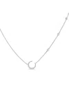 Sabrina Designs 14k 0.18 Ct. Tw. Diamond Moon Necklace