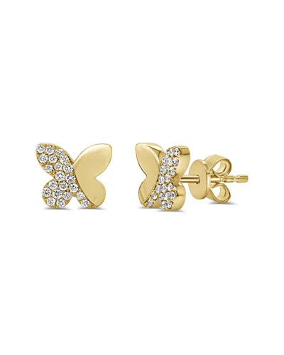 Sabrina Designs 14k 0.19 Ct. Tw. Diamond Stud Earrings In Gold