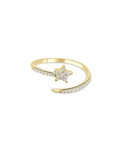 Sabrina Designs 14k 0.19 Ct. Tw. Diamond Wrap Star Ring In Gold