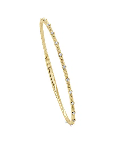 Sabrina Designs 14k 0.20 Ct. Tw. Diamond Bangle Bracelet In Gold