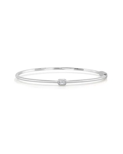 Sabrina Designs 14k 0.20 Ct. Tw. Diamond Bangle Bracelet In Metallic