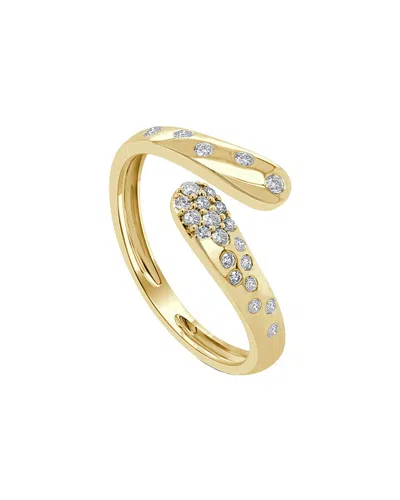 Sabrina Designs 14k 0.20 Ct. Tw. Diamond Bypass Ring In Gold