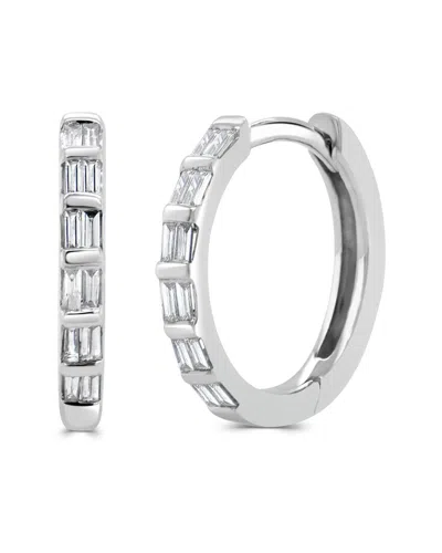Sabrina Designs 14k 0.21 Ct. Tw. Diamond Huggie Earring In Metallic