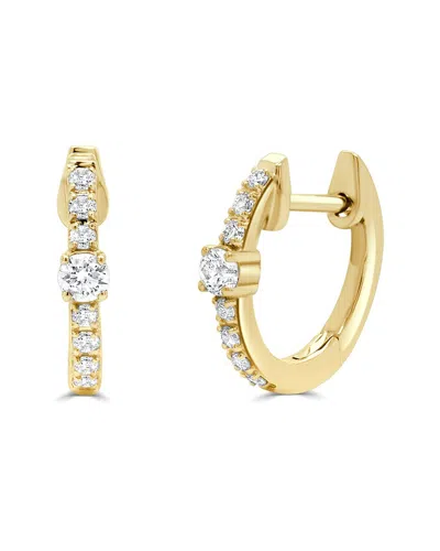 SABRINA DESIGNS SABRINA DESIGNS 14K 0.21 CT. TW. DIAMOND HUGGIE EARRINGS