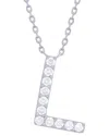 Sabrina Designs 14k 0.21 Ct. Tw. Diamond L Initial Pendant