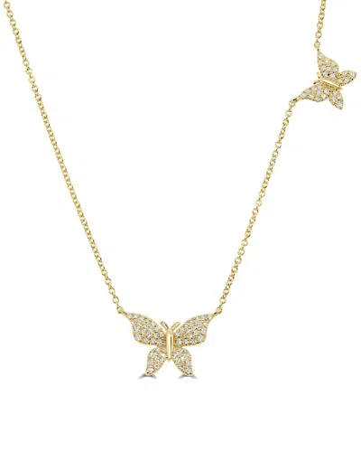 Sabrina Designs 14k 0.21 Ct. Tw. Diamond Necklace In Gold