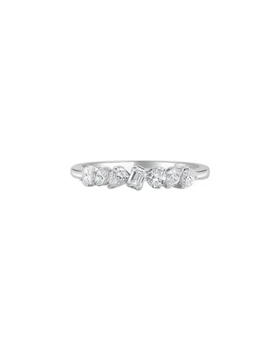 Sabrina Designs 14k 0.21 Ct. Tw. Diamond Ring In Silver
