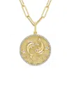 Sabrina Designs 14k 0.21 Ct. Tw. Diamond Zodiac Pisces Necklace