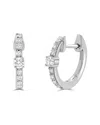 Sabrina Designs 14k 0.22 Ct. Tw. Diamond Huggie Earrings