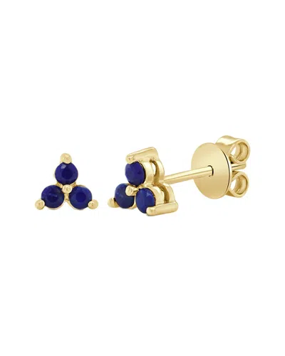 Sabrina Designs 14k 0.22 Ct. Tw. Lapis Studs In Gold