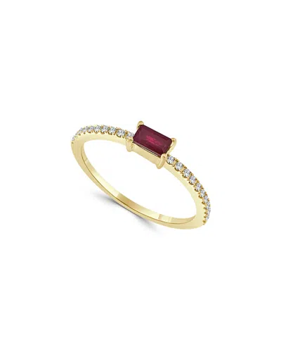 SABRINA DESIGNS SABRINA DESIGNS 14K 0.23 CT. TW. DIAMOND & RUBY RING