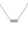 Sabrina Designs 14k 0.23 Ct. Tw. Diamond Double Row Bar Necklace