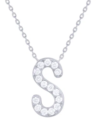 SABRINA DESIGNS SABRINA DESIGNS 14K 0.23 CT. TW. DIAMOND S INITIAL PENDANT