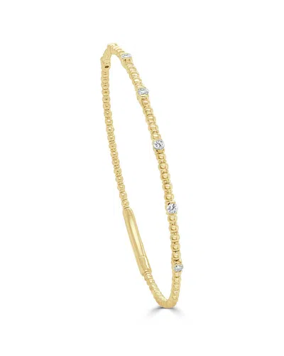 Sabrina Designs 14k 0.23 Ct. Tw. Diamond Stackable Bangle In Gold