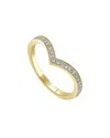 Sabrina Designs 14k 0.23 Ct. Tw. Diamond V Band Ring