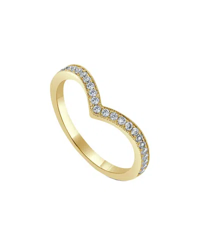Sabrina Designs 14k 0.23 Ct. Tw. Diamond V Band Ring In Gold