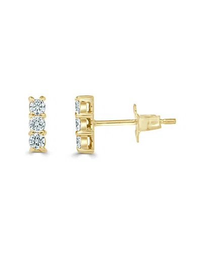 SABRINA DESIGNS SABRINA DESIGNS 14K 0.24 CT. TW. DIAMOND BAR EARRINGS