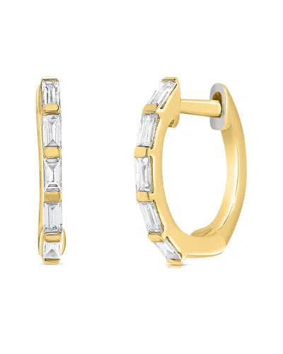 Sabrina Designs 14k 0.24 Ct. Tw. Diamond Huggie Earrings In Gold