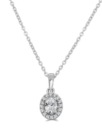 Sabrina Designs 14k 0.24 Ct. Tw. Diamond Necklace In Metallic