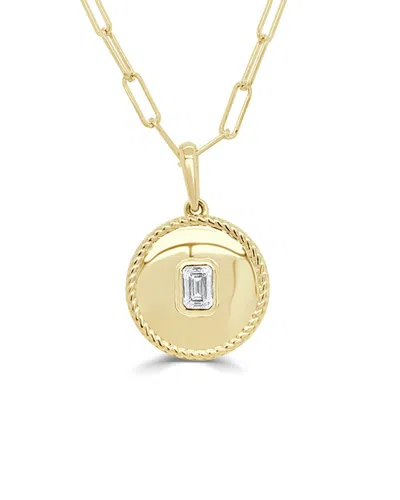 Sabrina Designs 14k 0.26 Ct. Tw. Diamond Medallion Necklace In Gold